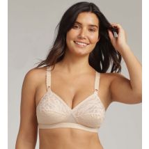 Playtex-Soutien-gorge sans armatures beige Cœur Croisé 165
