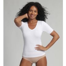 Playtex-T-shirt manches courtes blanc Thermal Classic