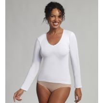 Playtex-T-shirt manches longues blanc Thermal Classic