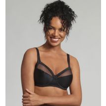 Playtex-Soutien-gorge emboîtant tulle noir Perfect Silhouette