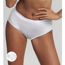 Playtex-Lot de 2 culottes blanches Coton Bio