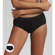 Playtex-Lot de 2 culottes noires Coton Bio