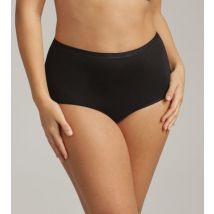 Playtex-Lot de 3 culottes taille haute noires Coton Bio