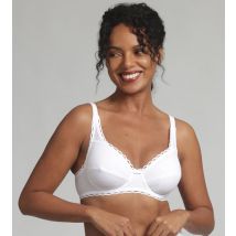 Playtex-Soutien-gorge avec armatures blanc Cœur Croisé Coton Bio