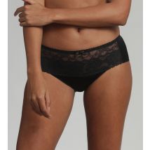 Playtex-Culotte noire Flower Elegance Recyclé