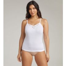 Playtex-Débardeur blanc Cotton Feminine