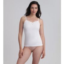 Playtex-Débardeur blanc Cotton Feminine