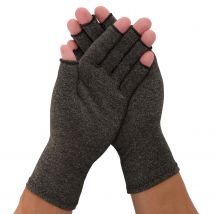 Medidu Artrose / Reuma Handschoenen (Per paar) (Grijs &amp; beige)