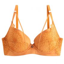 Soutien-gorge ampliforme coque moulée moutarde Effrontée - Pomm'Poire