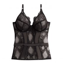 Corset noir Effrontée - Pomm'Poire