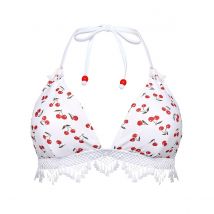 Haut de maillot triangle rouge Cerisier - Pomm'Poire