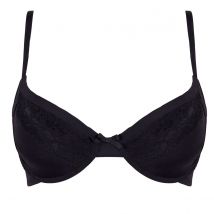 Soutien-gorge push-up noir Evasion - Pomm'Poire