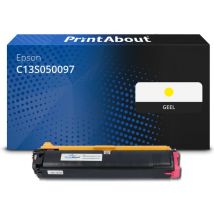 PrintAbout huismerk Toner C13S050097 Geel Geschikt voor Epson