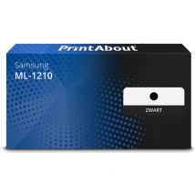 PrintAbout huismerk Toner ML-1210 Zwart Geschikt voor Samsung