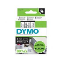 Dymo 40910 (S0720670) Tape Zwart op transparant (9 mm)