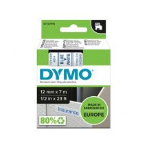 Dymo 45014 (S0720540) Tape Blauw op wit (12 mm)