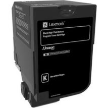 Lexmark 74C2HK0 Toner Zwart Hoge capaciteit