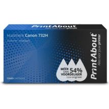 PrintAbout huismerk Toner 732H  4-kleuren Multipack Hoge capaciteit Geschikt voor Canon