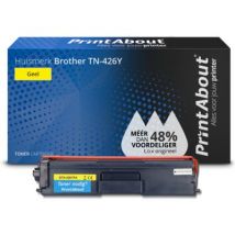 PrintAbout huismerk Toner TN-426Y Geel Extra hoge capaciteit Geschikt voor Brother