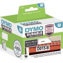 Dymo Durable 2112290 Etiket Zwart op wit