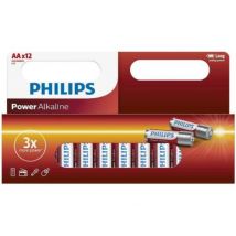 Philips Power AA / MN1500 / LR06 Alkaline (12 stuks) Batterij