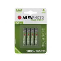 Agfaphoto Oplaadbare Micro AAA 4 stuks Batterij