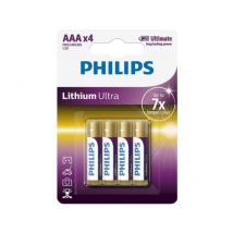 Philips Lithium Ultra FR03 Mignon AAA 4 stuks