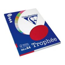 Clairefontaine Kersenrood A4 Gekleurd papier 80 grams (100 vel)