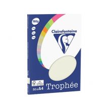 Clairefontaine Parelgrijs A4 Gekleurd papier 160 grams (50 vel)