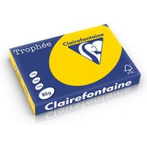 Clairefontaine Goudgeel A4 Gekleurd papier  80 grams (500 vel)