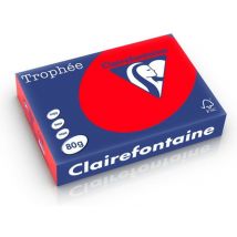 Clairefontaine Koraalrood A4 Gekleurd papier 80 grams (500 vel)
