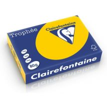 Clairefontaine Zonnebloemgeel A4 Gekleurd papier 80 grams (500 vel)
