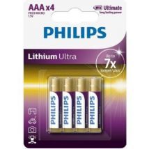 Philips Lithium Ultra FR03 Mignon AAA 4 stuks Batterij