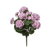 Bouquet Géranium Artificielle Rose 56 Cm