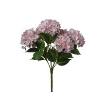 Bouquet Hortensias Artificielle Pêche 60 Cm