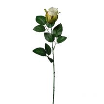 Bourgeon Rose Artificielle Verte 49 Cm