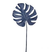 Branche Philondron Artificiel Bleu 70 Cm