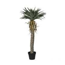 Yucca artificiel vert 128 cm en pot