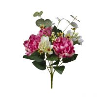 Bouquet Pivoine Artificielle Beauty 40 Cm