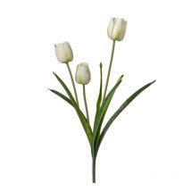 Tige Tulipe Artificielle Crème 50 Cm