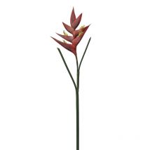 Tige Heliconia Artificielle Rouge 19*19*87 Cm