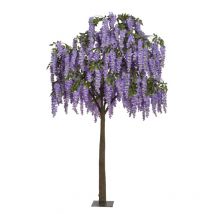 Arbre glycine artificiel lavande 300 cm
