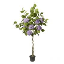 Hortensias Artificielle Violette 180 Cm En Pot