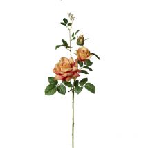 Tige Rose Artificielle Orange 80 Cm