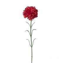 Tige Œillet Artificielle Rouge 54 Cm