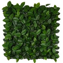Haie Jasmin Artificiel Vert En Plaque 50x50cm