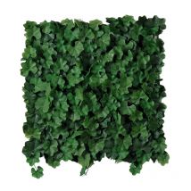Haie De Lierre Artificiel Vert En Plaque 50x50cm Anti-uv
