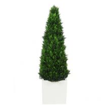 Cyprès Artificiel Grand Modèle Vert H125cm Haut De Gamme