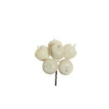 Big Apple Bouquet Pic X6, Ø 3 Cm, 14 Cm Sac De 6 Bouquets Artificiel Blanc