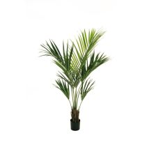 Palmier Kentia Avec 166 Feuilles Dans Un Pot En Plastique, 180 Cm Artificiel Rouge